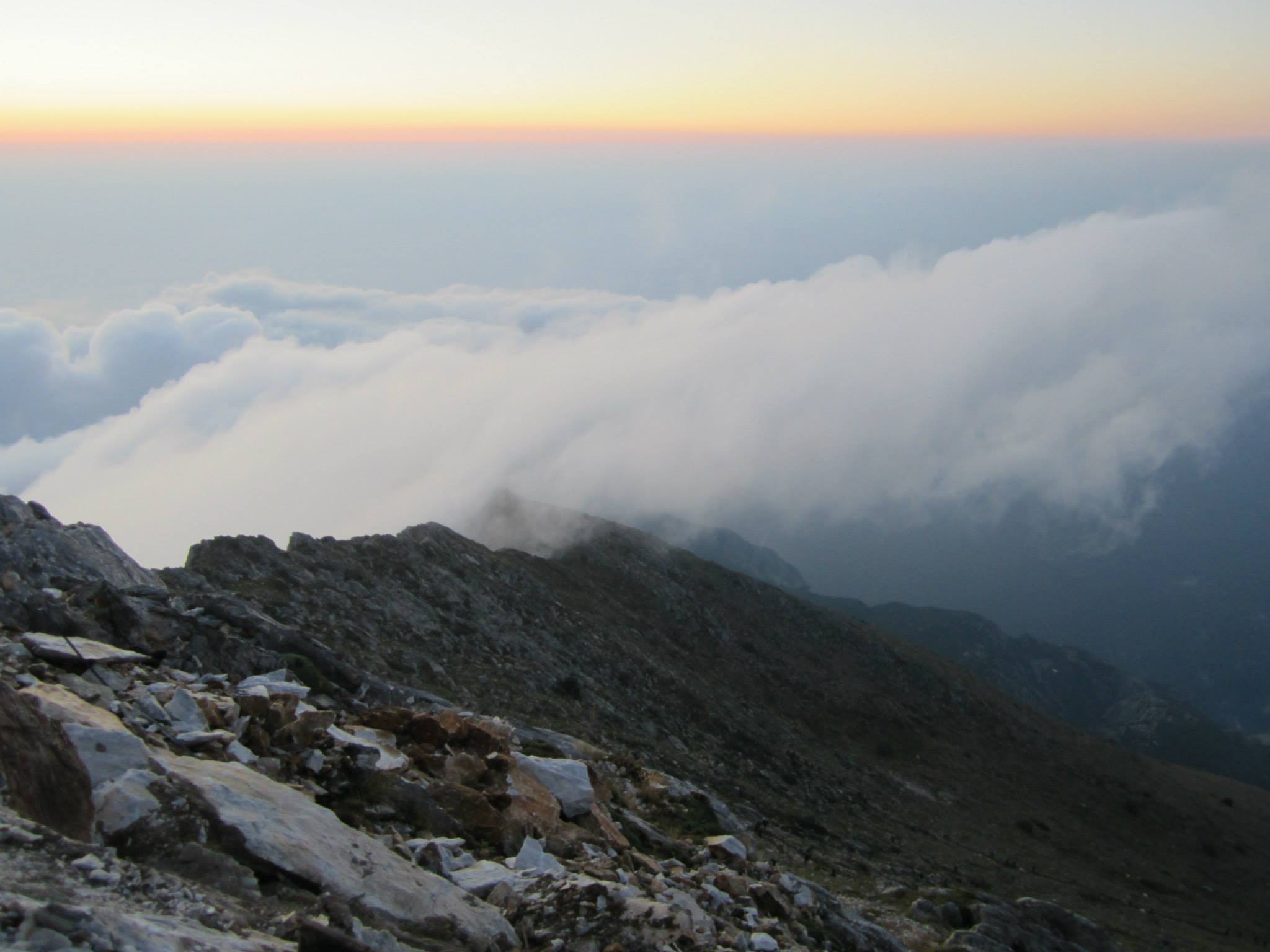 Athos cold air, Greece