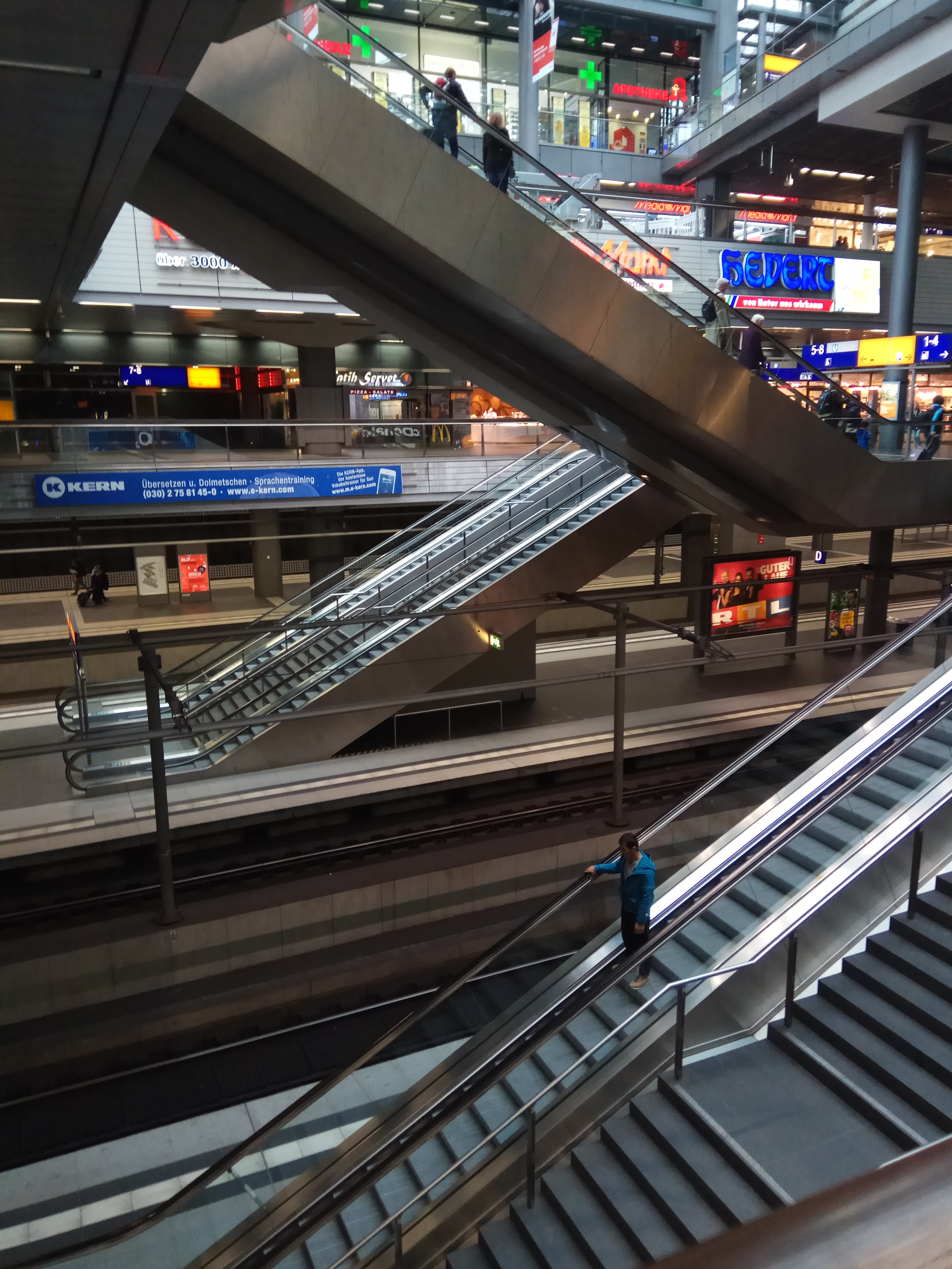 Futuristic train station, Berlin