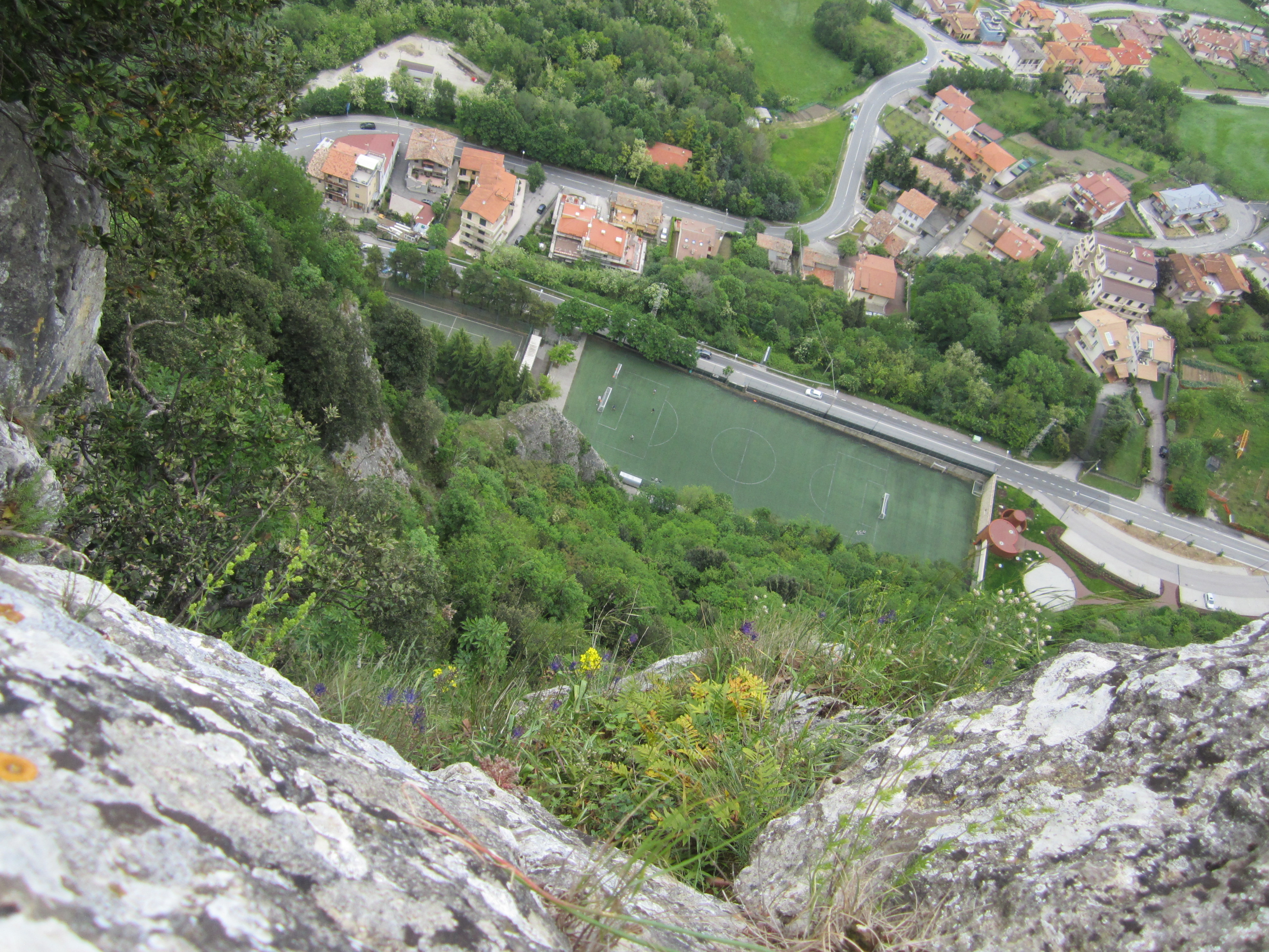 Cliff stadium tribune, Italy