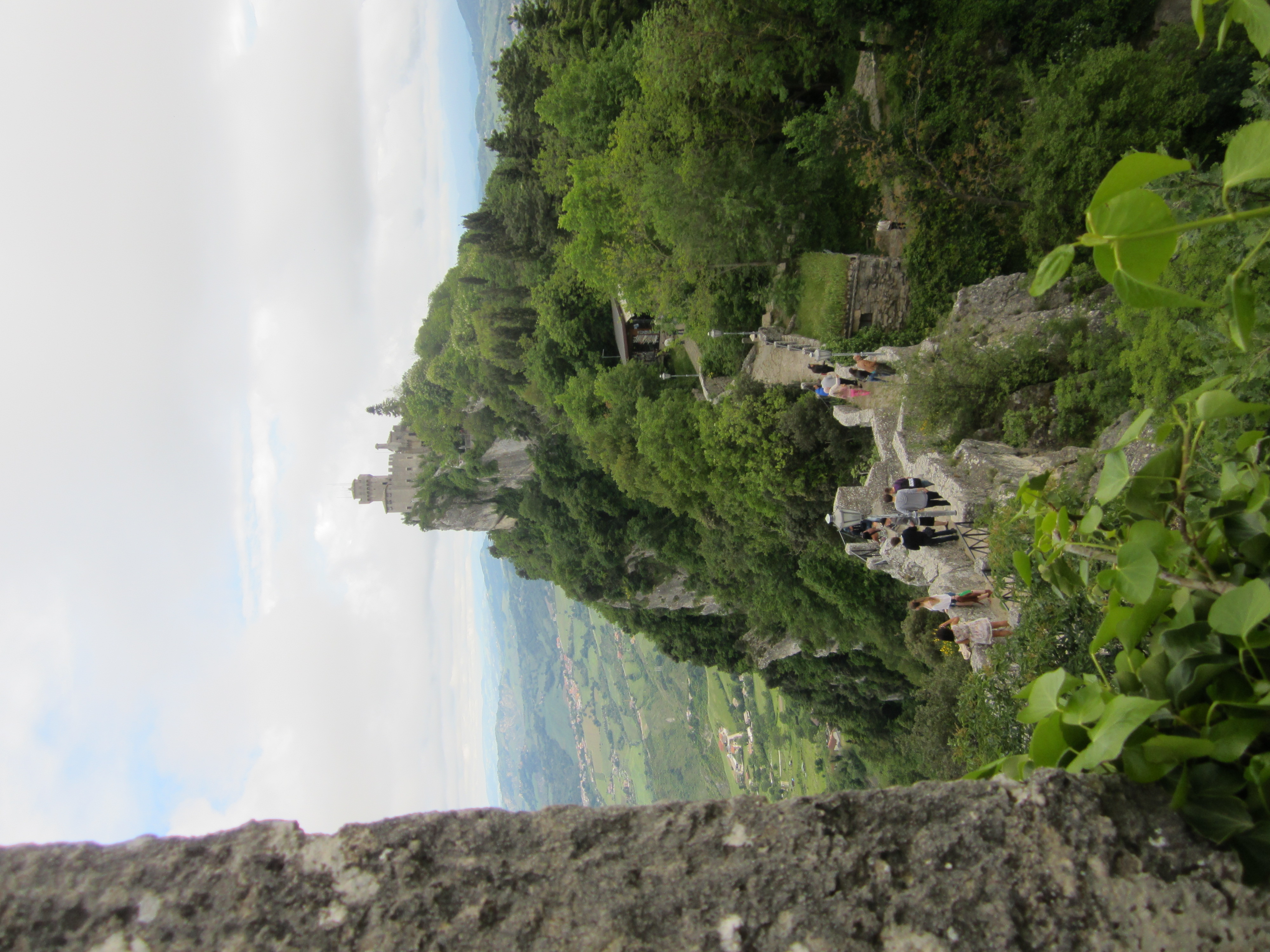 San Marino castle hill, Italy
